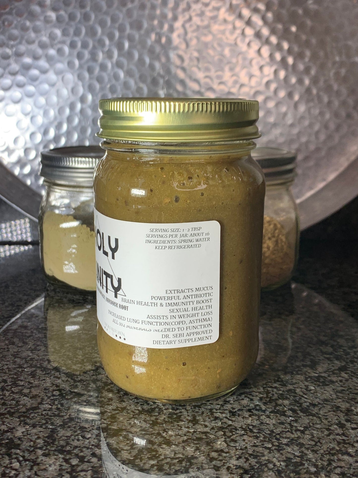 WholyTrinity | Sea Moss, Bladderwrack, Burdock Root Gel 16oz | Recurring Delivery