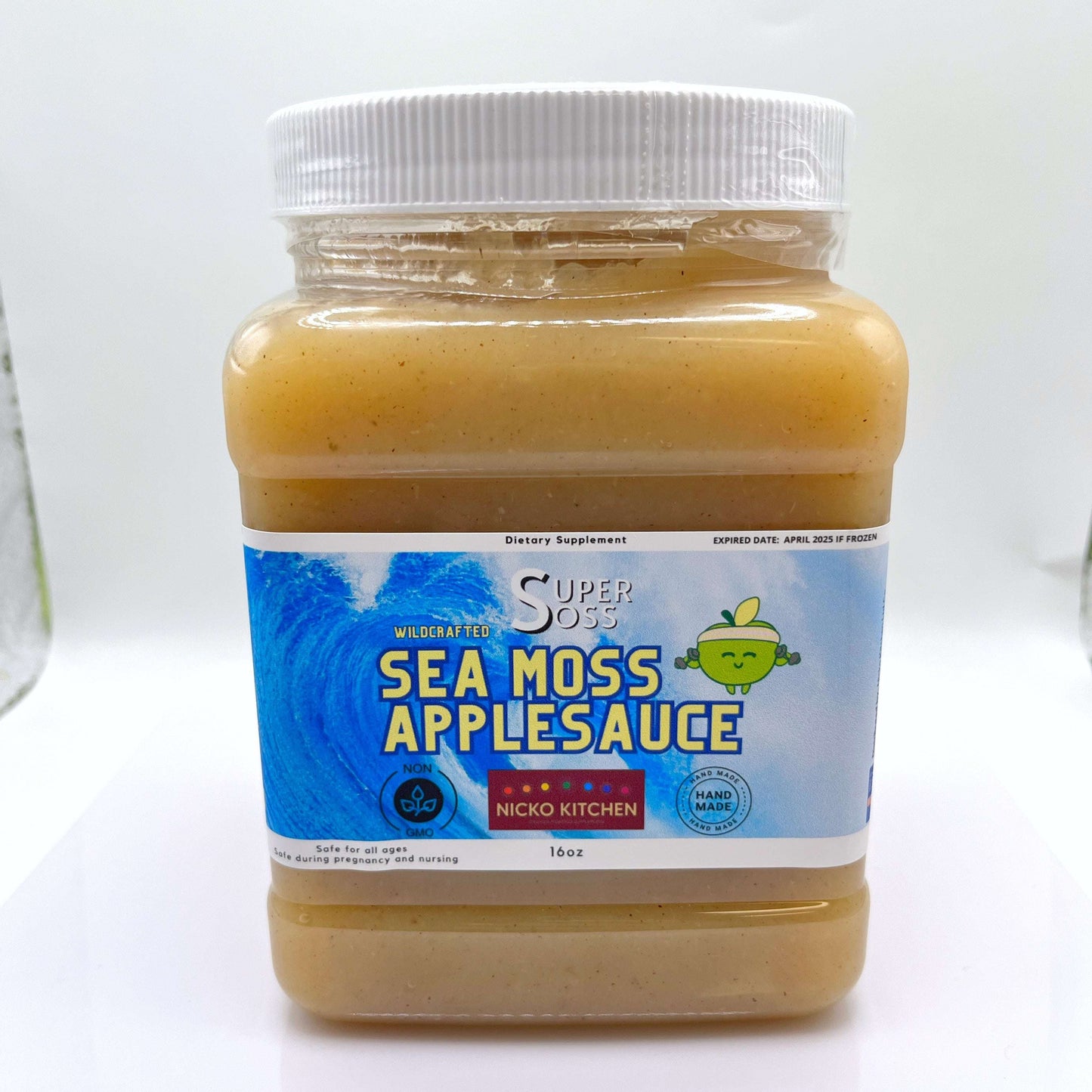 SuperSoss Sea Moss Gel Applesauce Snack | 32 oz | Recurring Delivery Subscription