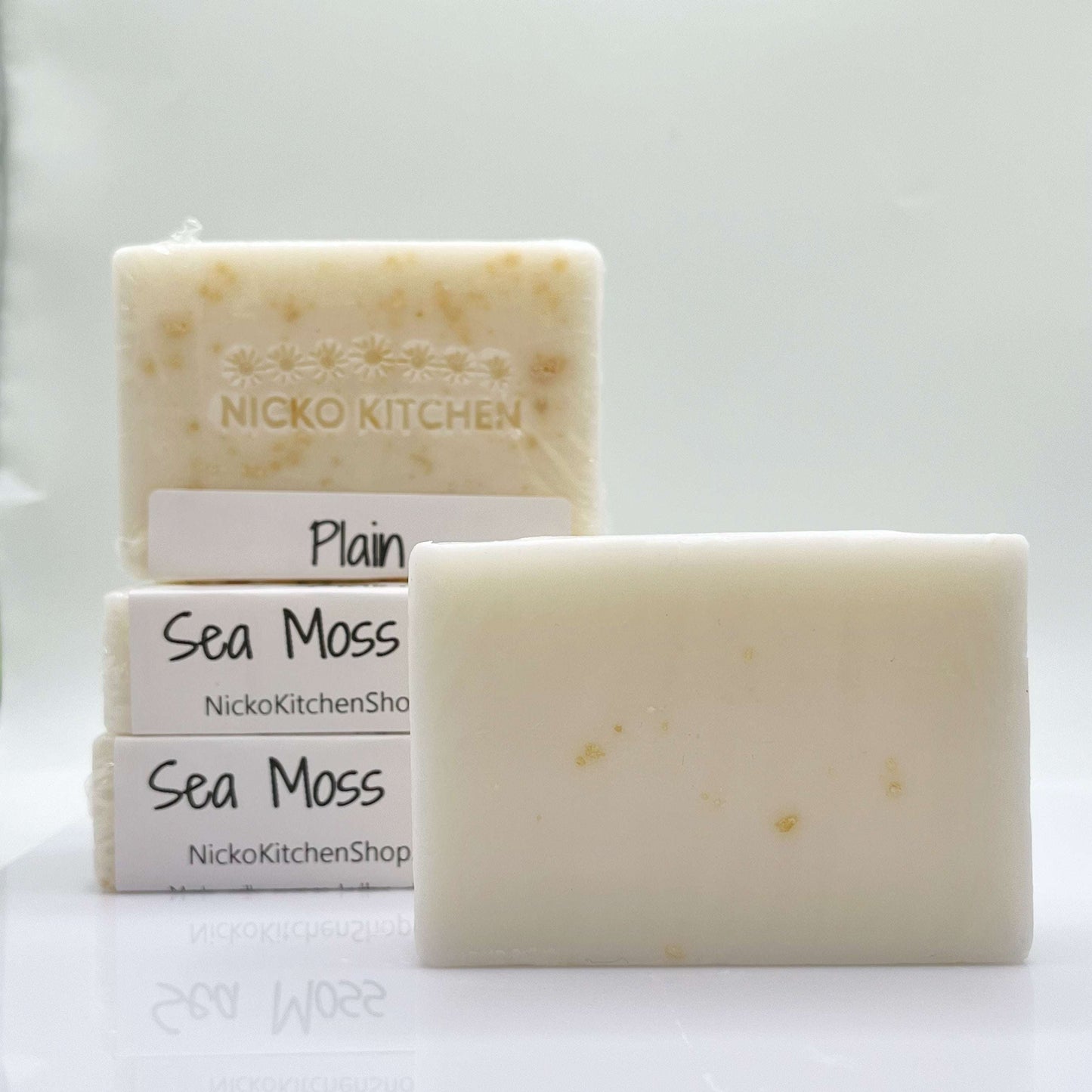 Plain Sea Moss Soap | Made with Goat Milk | Unscented