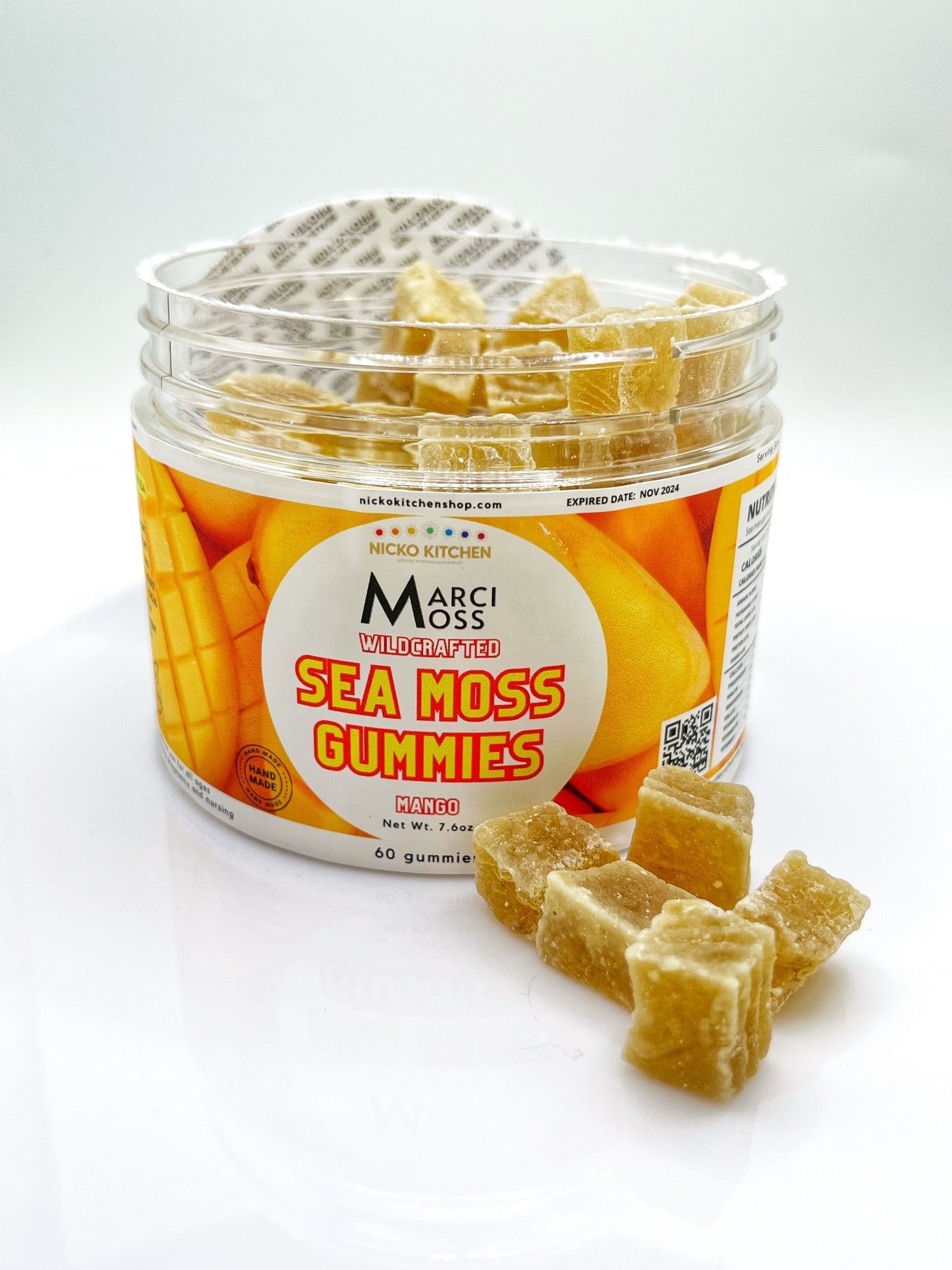 Mango Sea Moss Gummies | 60 Wildcrafted Gummy Vitamins