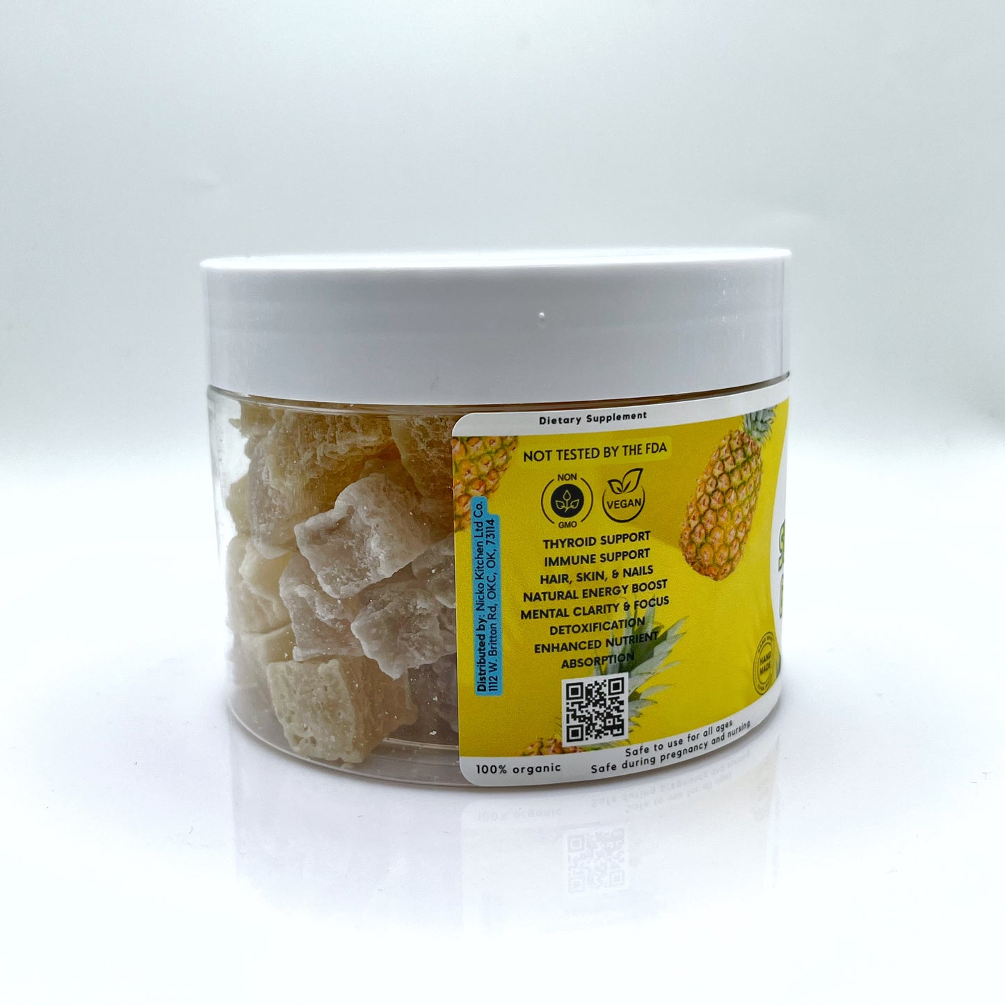 Wildcrafted Sea Moss Gummy Vitamins | Soursop and Pineapple | Tropical Mix