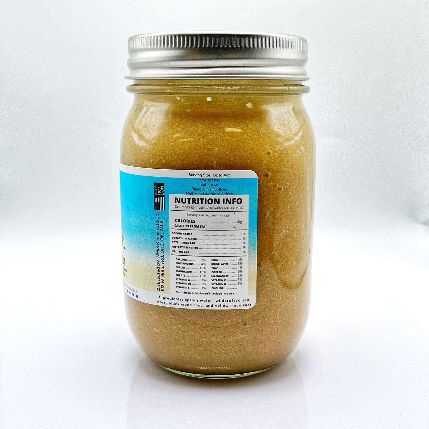 Black Maca Root Sea Moss Gel | Yang (for him) | Recurring Delivery