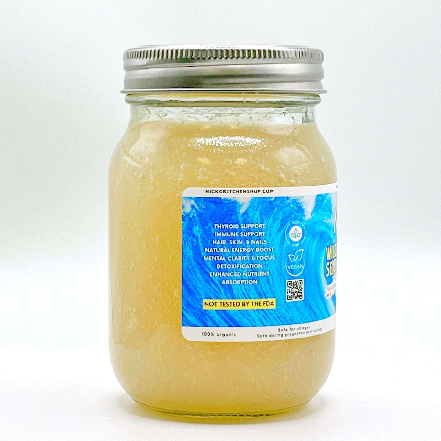Wildcrafted Sea Moss Gel | MarciMoss | 16oz Jar