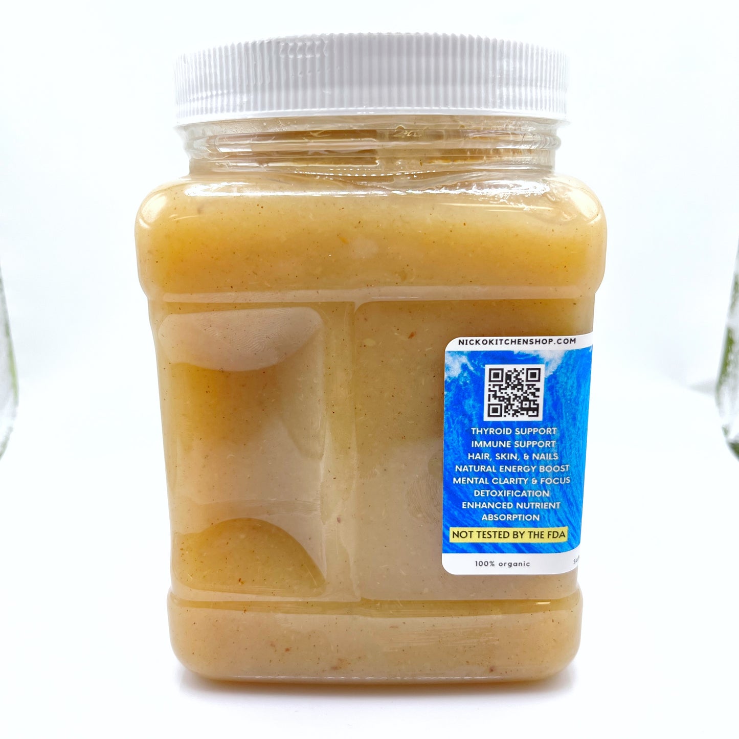 SuperSoss Sea Moss Gel Applesauce Snack | 32 oz Jar