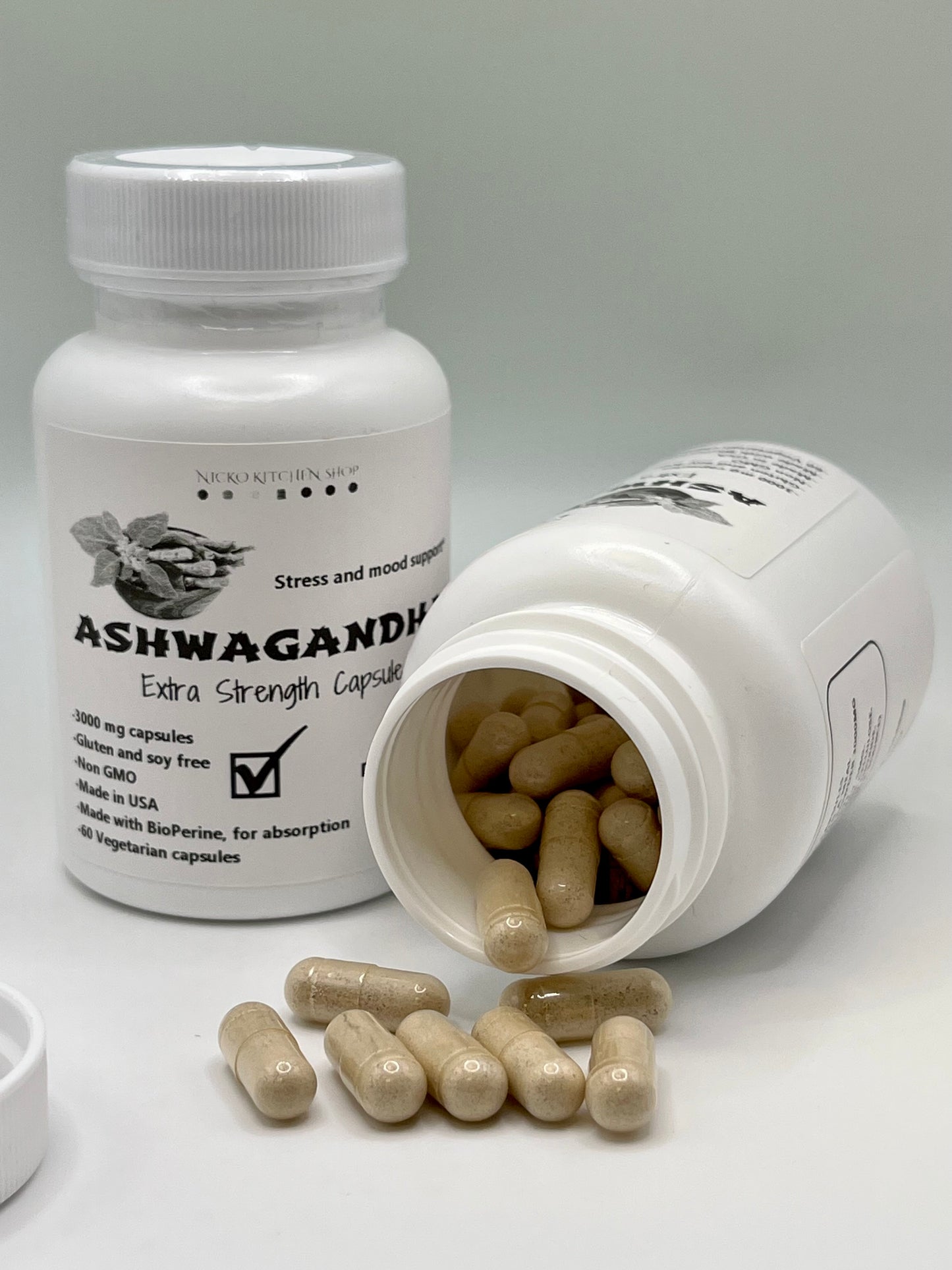 Ashwagandha Root Capsules | 3000mg | 60 Capsules