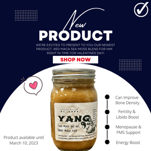 Black Maca Root Sea Moss Gel | Yang (for him) | Recurring Delivery