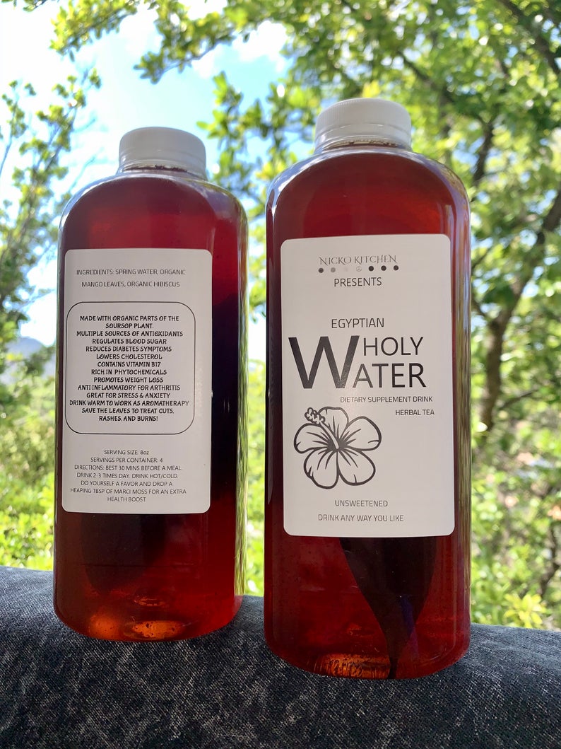 WholyWater Soursop Herbal Tea 32 oz | Pack of 2
