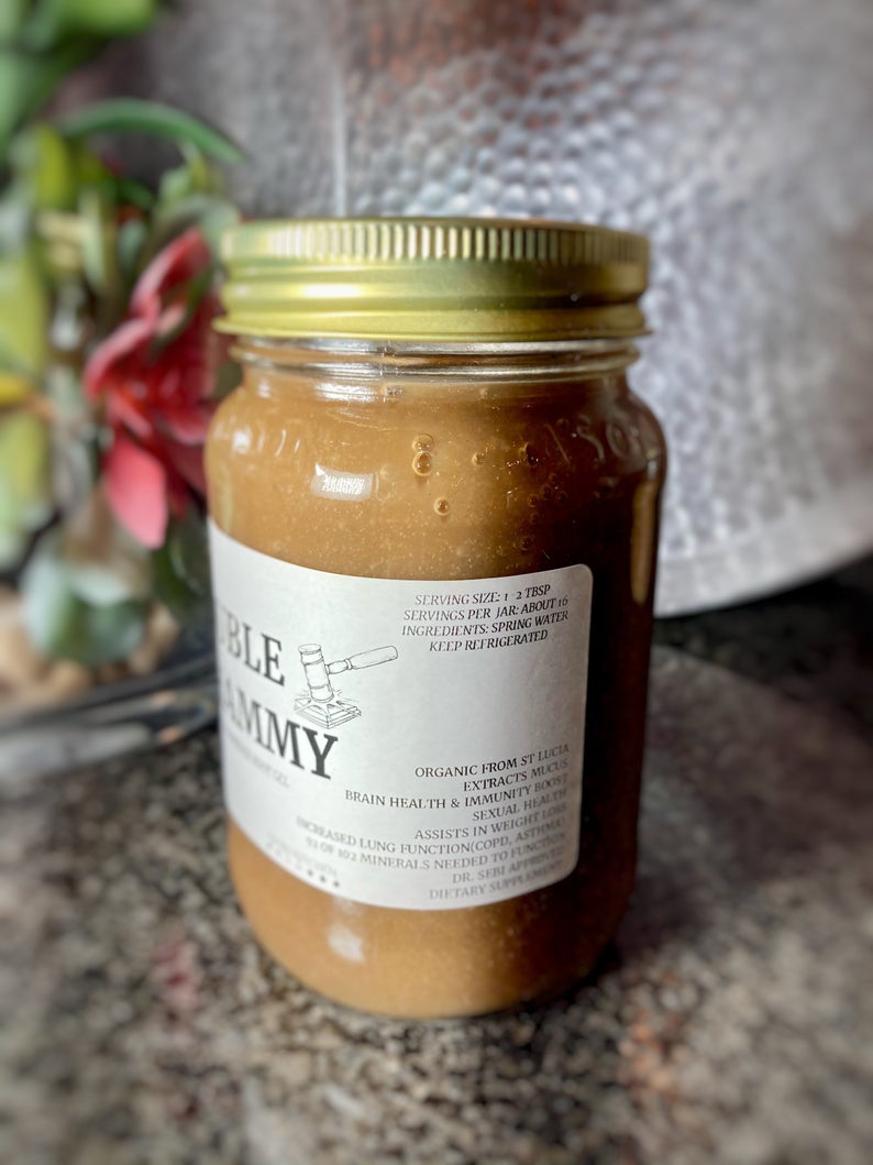 DoubleWhammy Sea Moss Gel with Burdock Root | Blend for Detox & Digestion