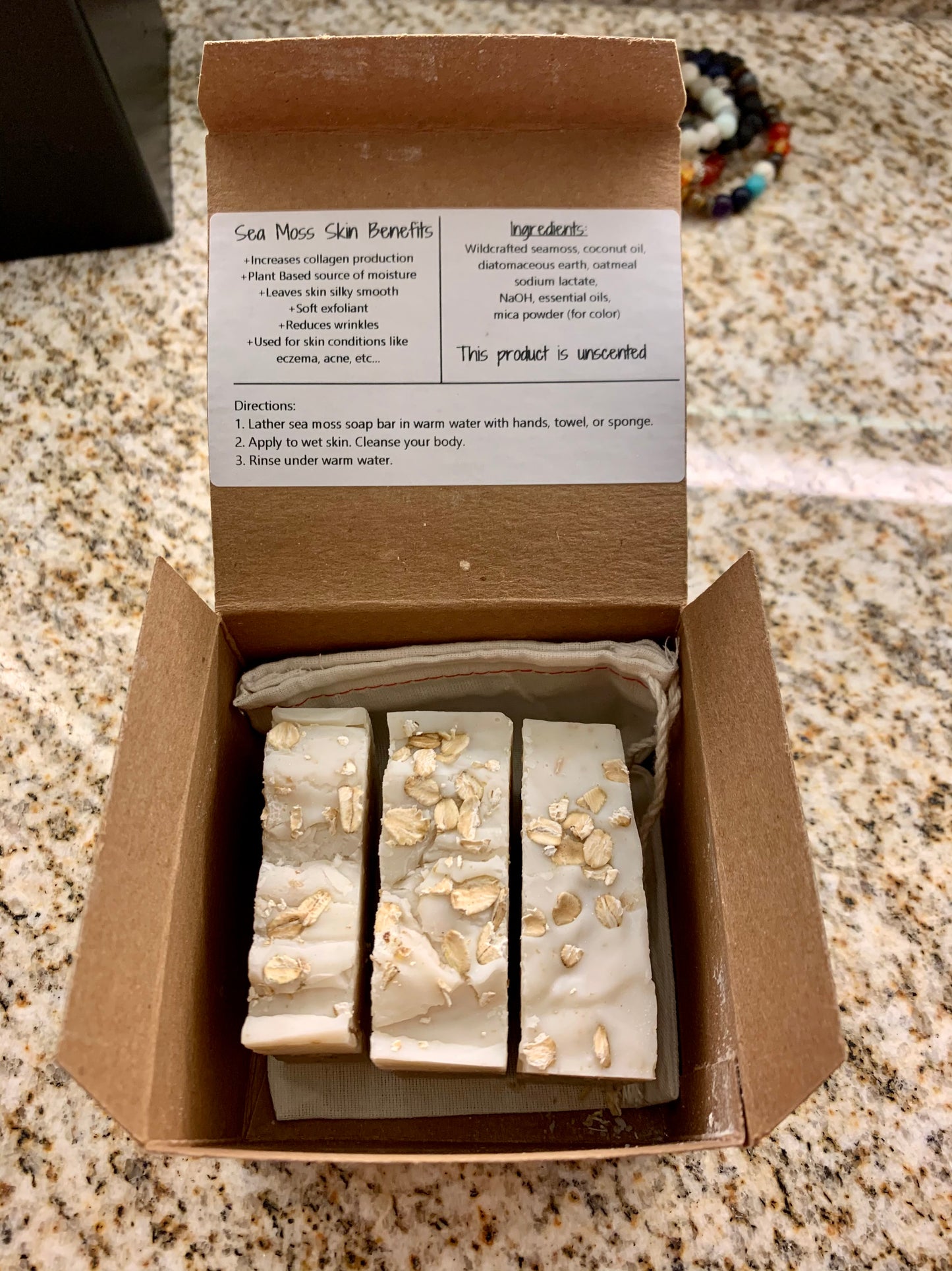 Oatmeal + Sea Moss Bar Soap | Plain Jane | All Natural Bar Soaps