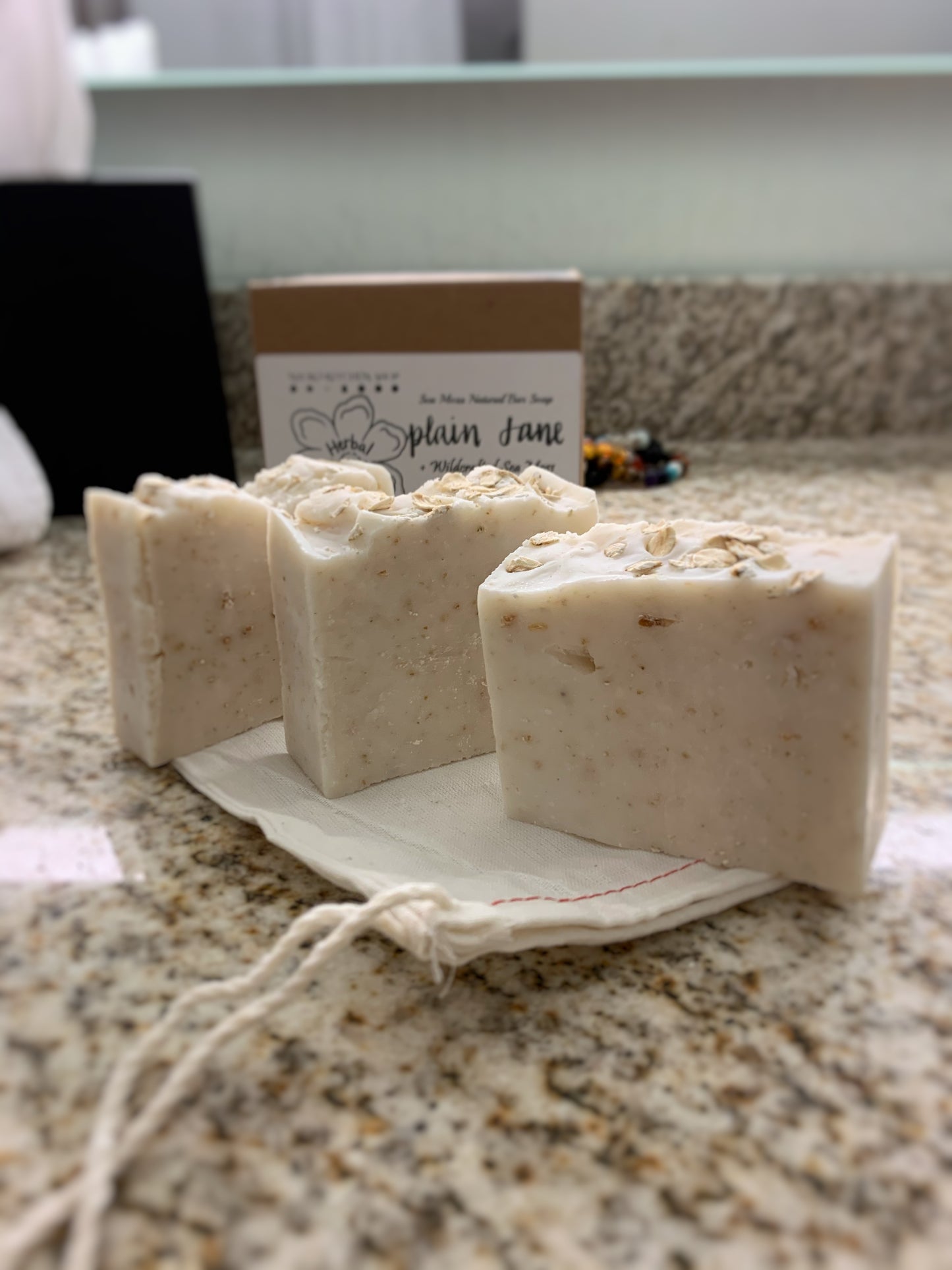Oatmeal + Sea Moss Bar Soap | Plain Jane | All Natural Bar Soaps