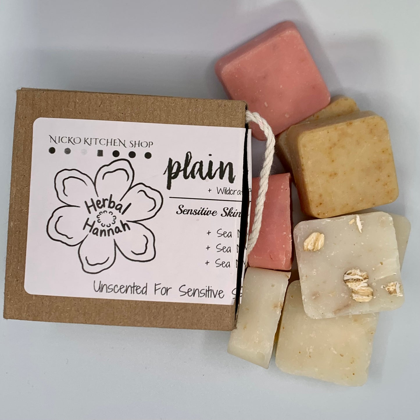 Sea Moss Soap Sampler Bundle | Oatmeal | Turmeric | Plain Jane