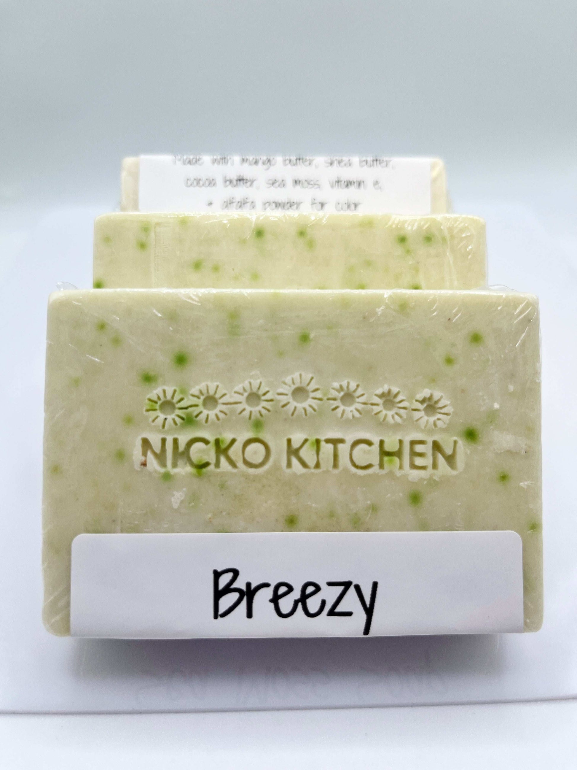Breezy Sea Moss Soap | Scented Natural Soap