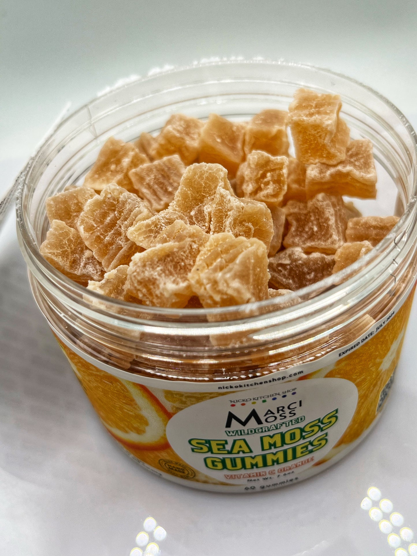 Vitamin C Sea Moss Gummies | Gelatin Free | Orange Flavor