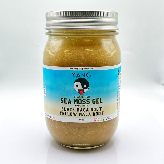 Black Maca Root Sea Moss Gel | Yang (for him) | Wildcrafted
