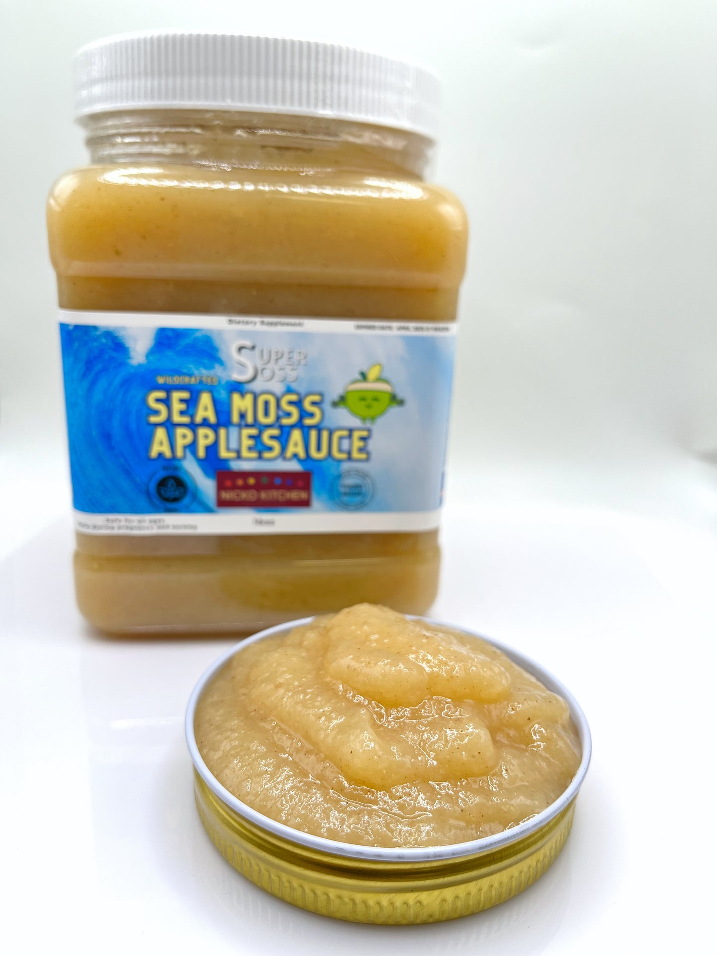 SuperSoss Sea Moss Gel Applesauce Snack | 32 oz Jar |  Recurring Delivery