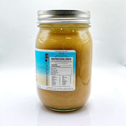Black Maca Root Sea Moss Gel | Yang (for him) | Wildcrafted
