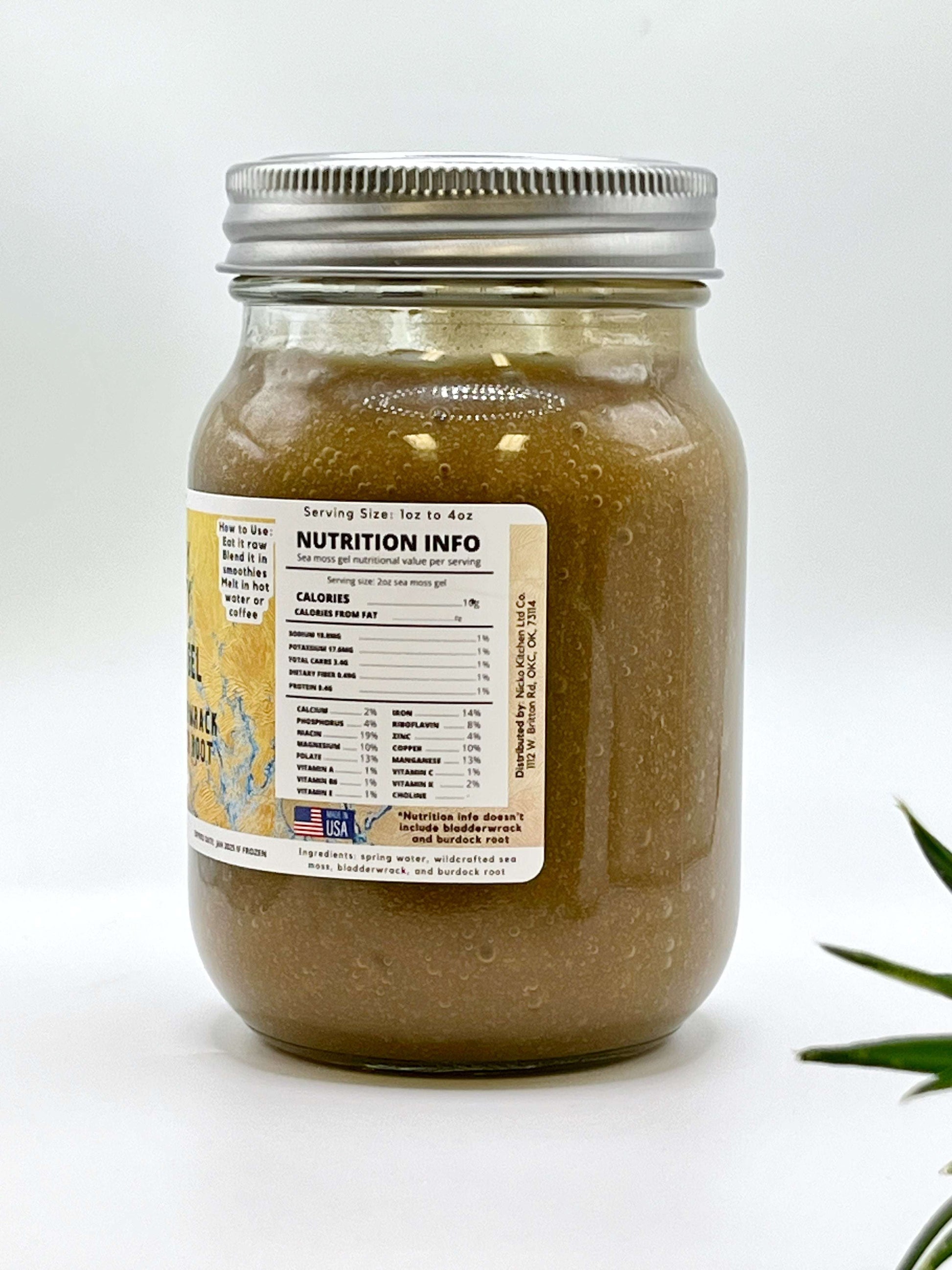 WholyTrinity | Sea Moss, Bladderwrack, Burdock Root Gel 16oz