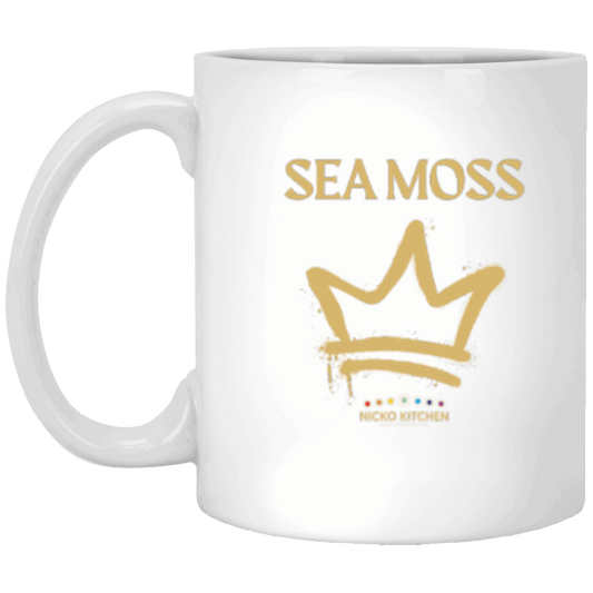 Sea Moss Royalty 11oz White Mug