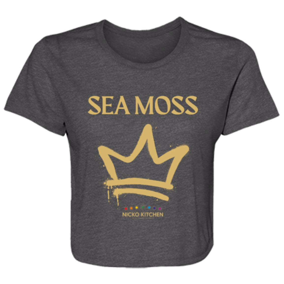 Sea Moss Royalty Crop Top