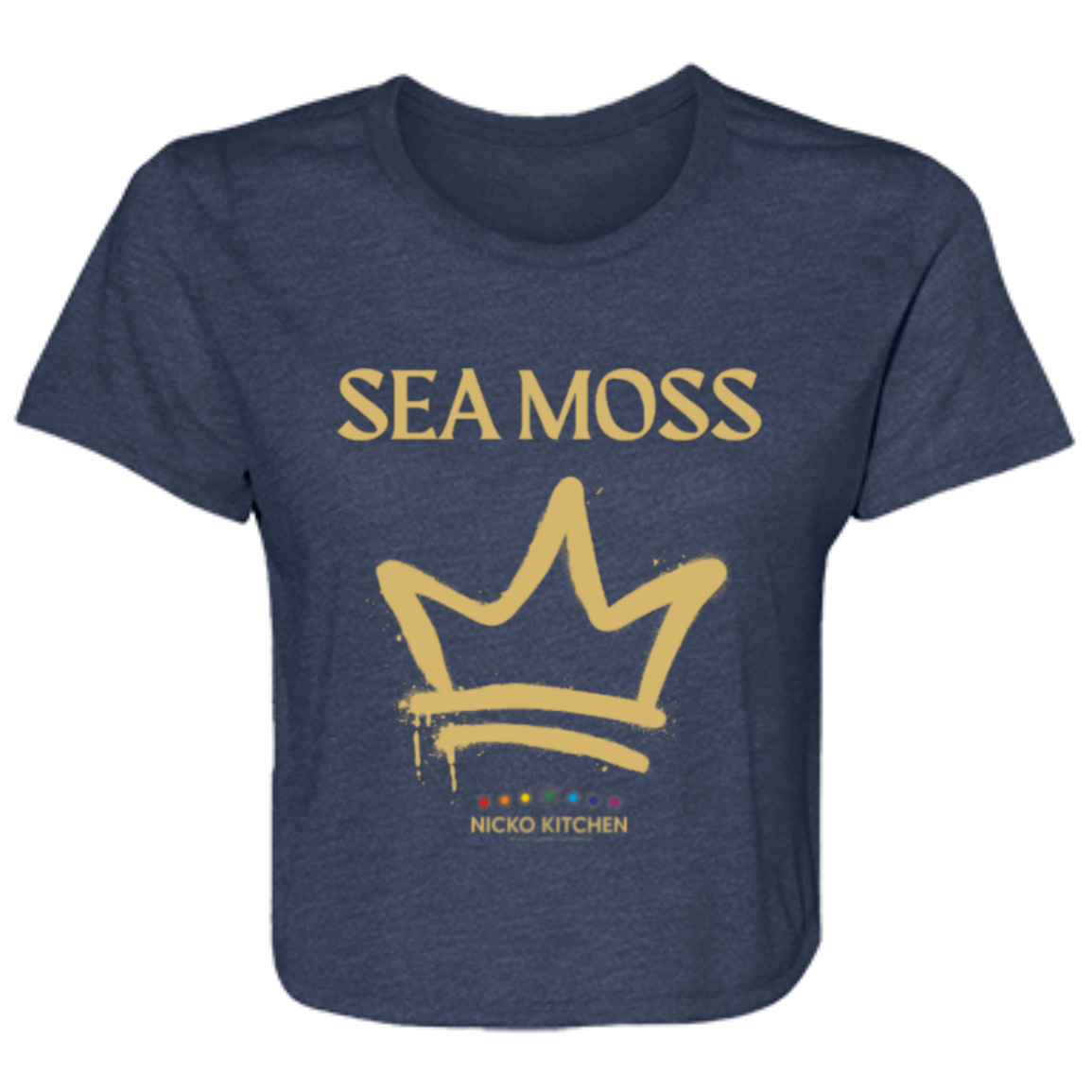 Sea Moss Royalty Crop Top