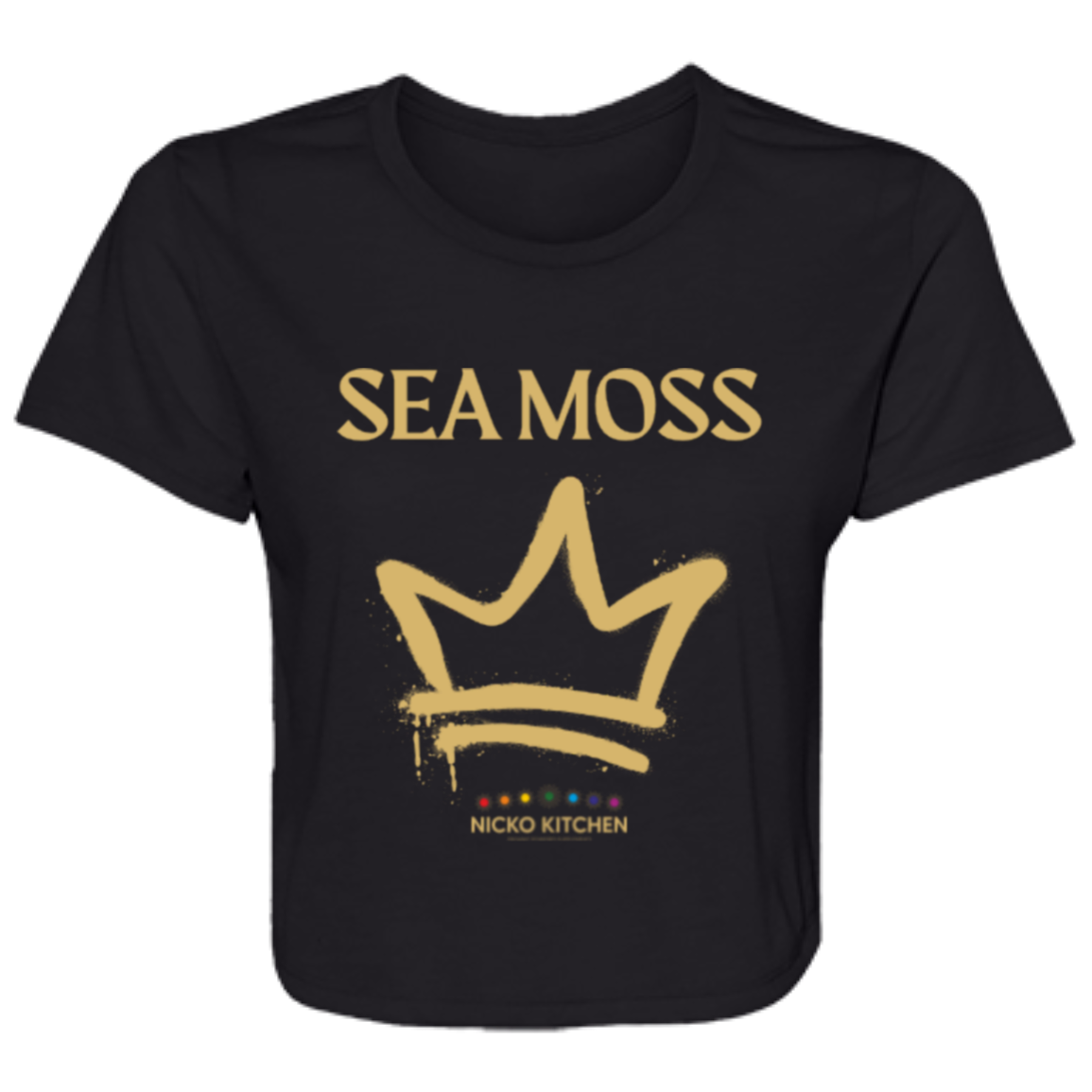 Sea Moss Royalty Crop Top