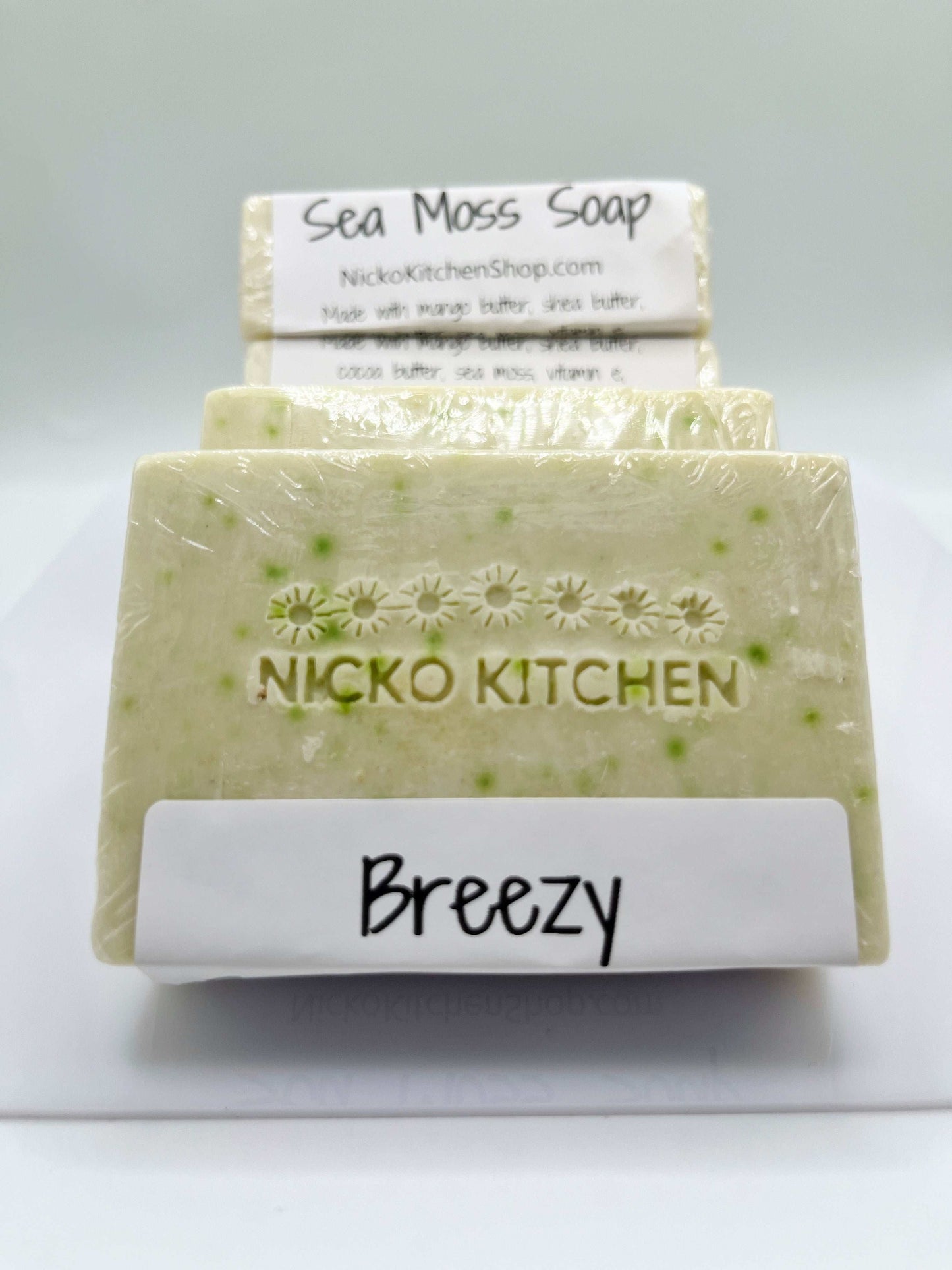 Breezy Sea Moss Soap | Scented Natural Soap
