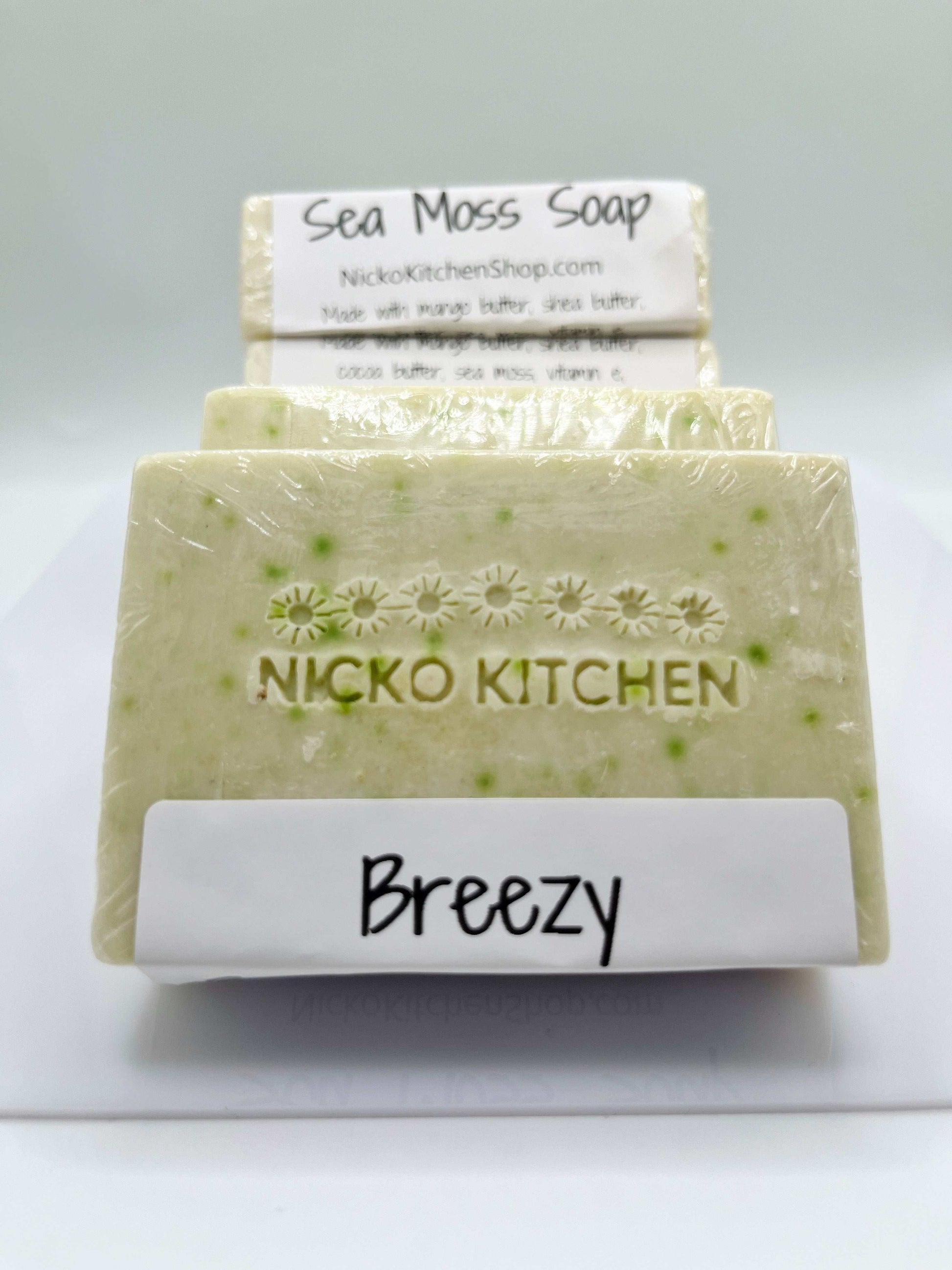 Breezy Sea Moss Soap | Scented Natural Soap