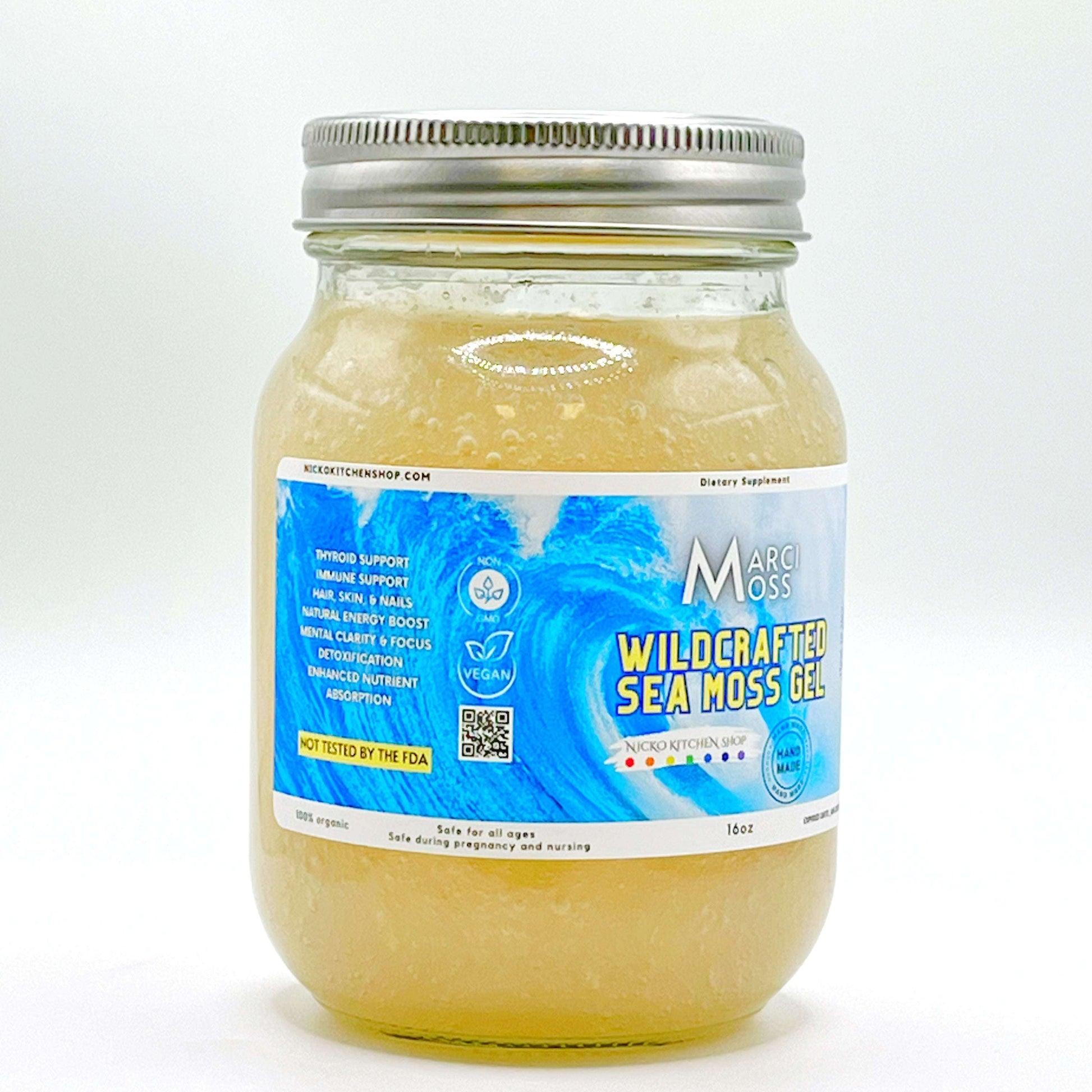 Wildcrafted Sea Moss Gel | MarciMoss  | 16oz |  Recurring Delivery Subscription