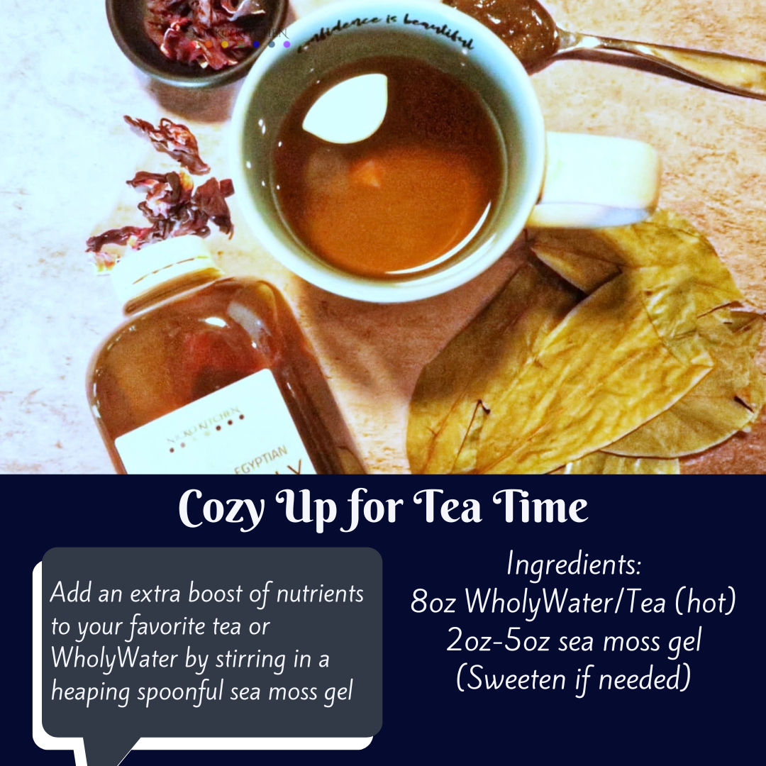 Sea Moss Gel Starter Kit with WholyWater Soursop Detox Tea