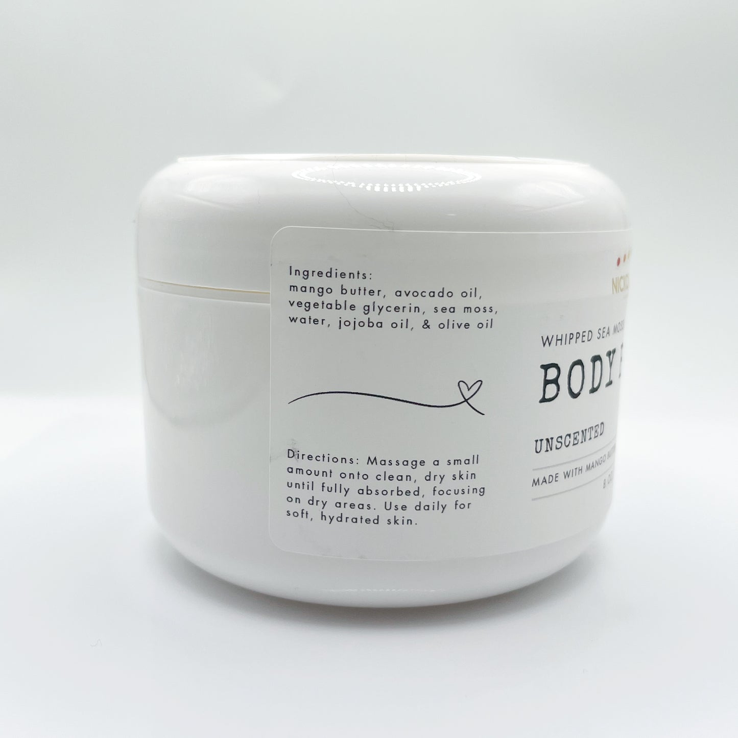 Whipped Sea Moss Body Butter | Unscented | 8oz