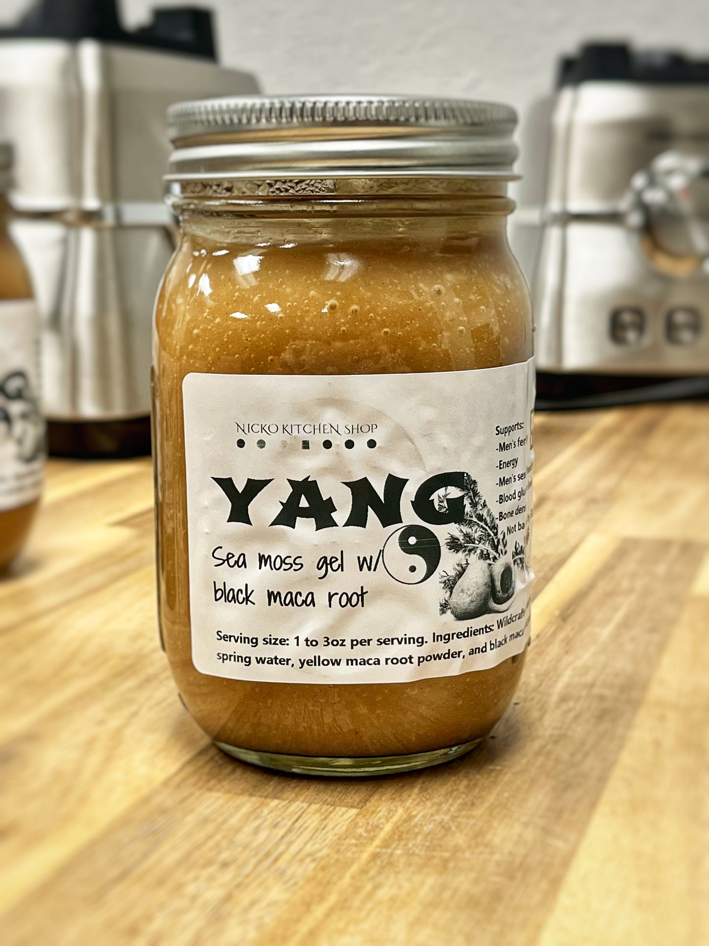 Black Maca Root Sea Moss Gel | Yang (for him) | Recurring Delivery