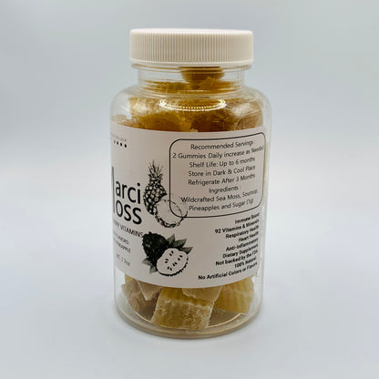 Wildcrafted Sea Moss Gummy Vitamins | Soursop and Pineapple Gummies | Recurring Delivery