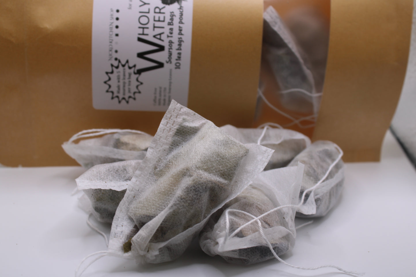 WholyWater Soursop Tea Bags | Organic Detox Tea