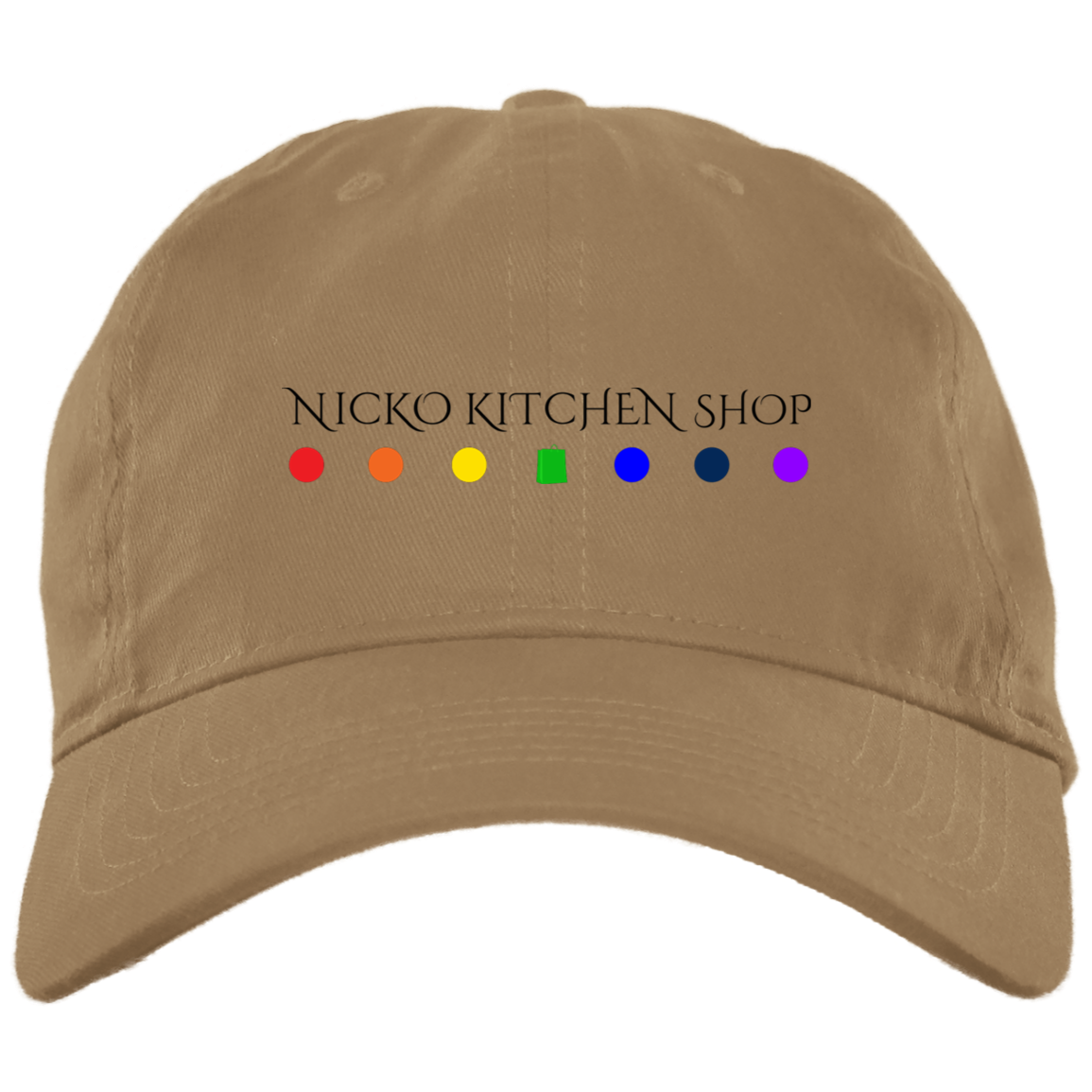 Nicko Kitchen Shop Brushed Twill Unstructured Dad Cap