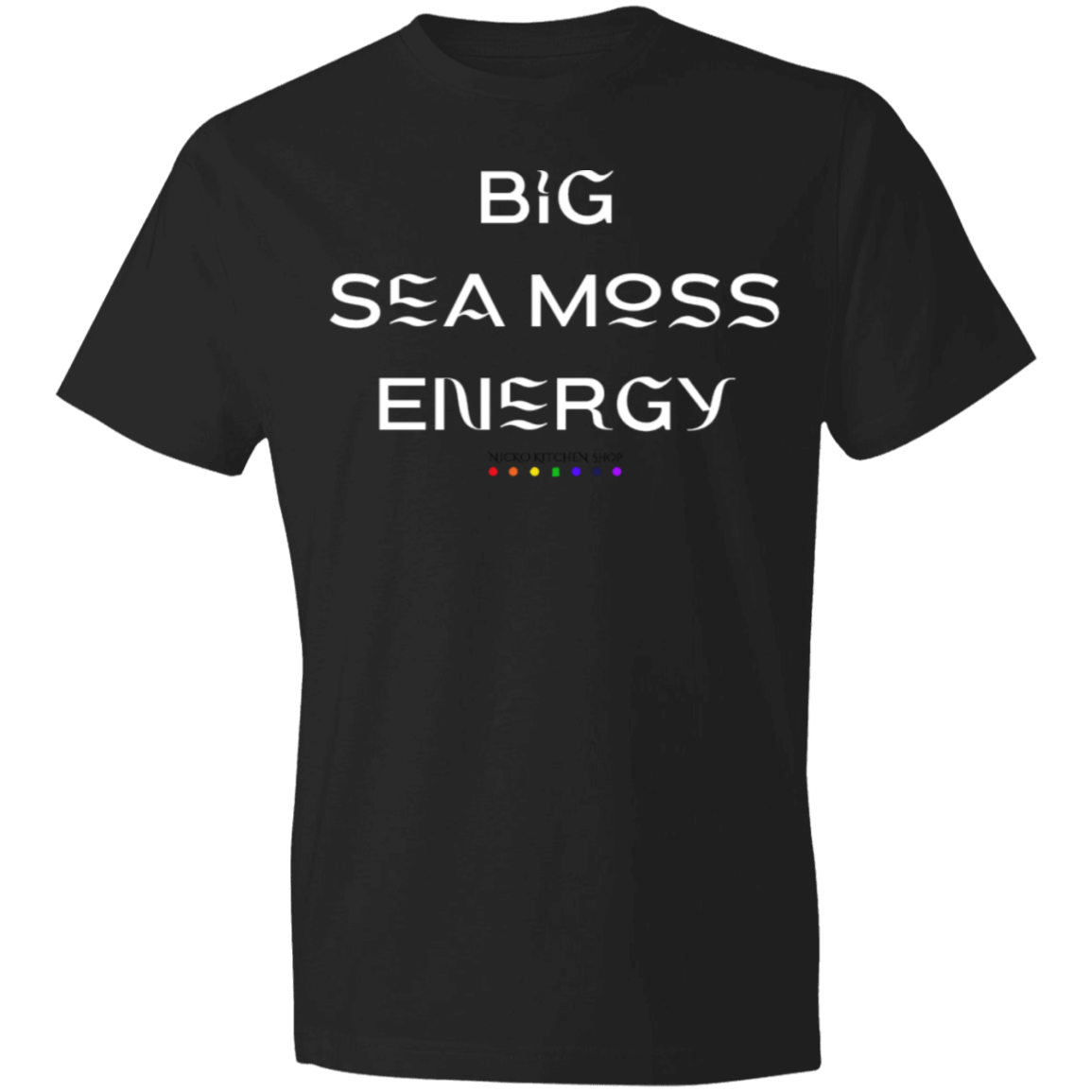 Big Seamoss Wavy T-Shirt - White Text