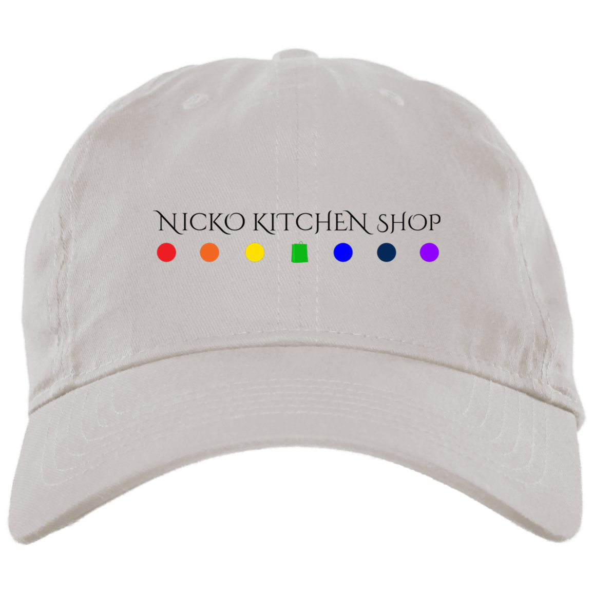 Nicko Kitchen Shop Brushed Twill Unstructured Dad Cap