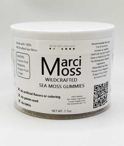 Sea Moss Gummies | Wildcrafted Sea Moss Gel | MarciMoss