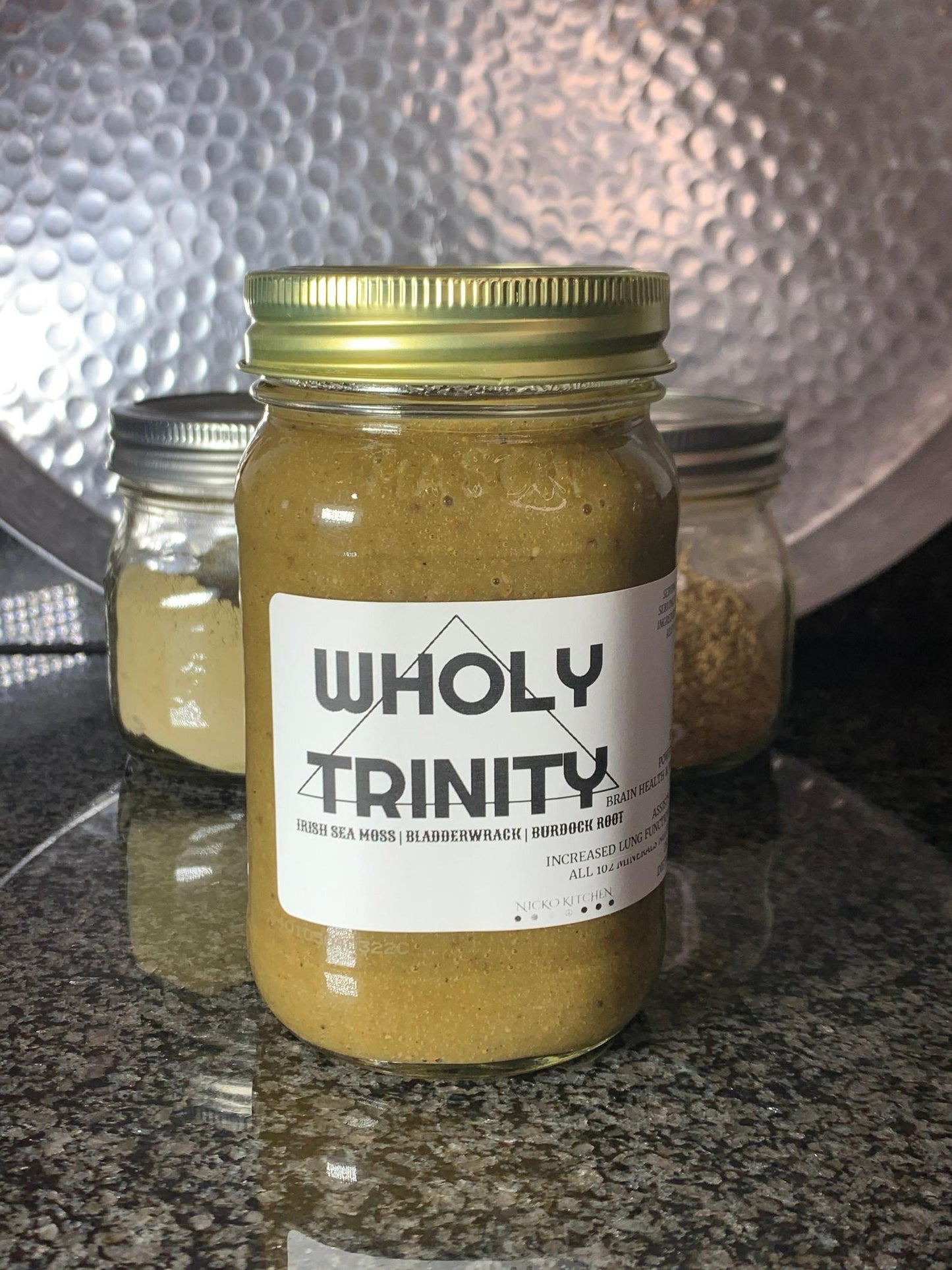 WholyTrinity | Sea Moss Gel Bladderwrack Burdock Root | Recurring Subscription Bundles