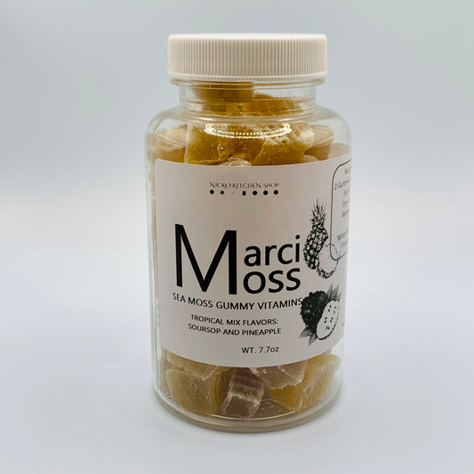 Wildcrafted Sea Moss Gummy Vitamins | Soursop and Pineapple | MarciMoss