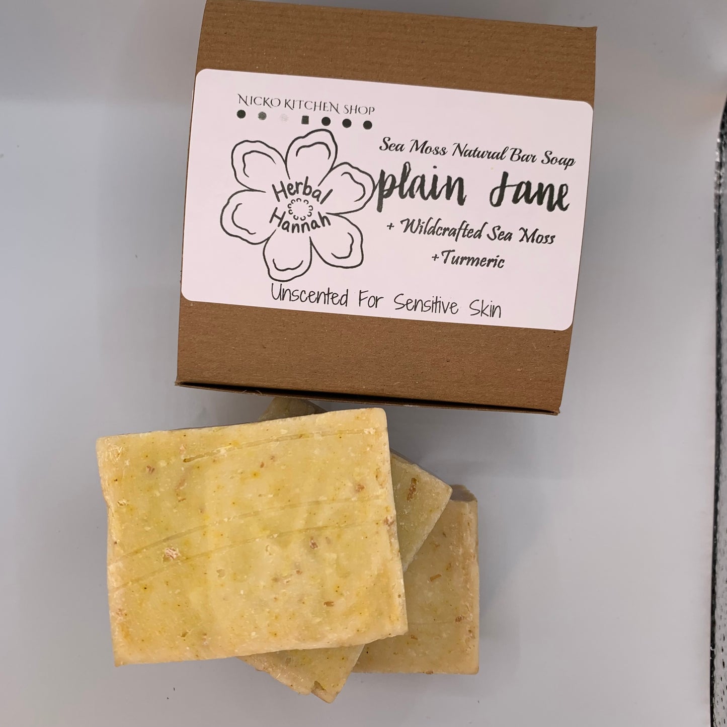 Turmeric Sea Moss Soap | All Natural | Plain Jane